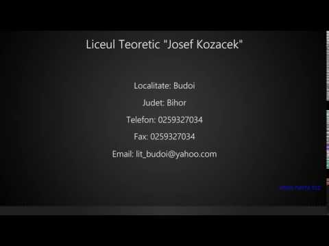 Liceul Teoretic "Josef Kozacek" Budoi