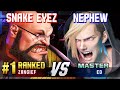 SF6 ▰ SNAKE EYEZ (#1 Ranked Zangief) vs NEPHEW (Ed) ▰ High Level Gameplay