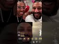 Aubameyang goes live on instagram with Troopz