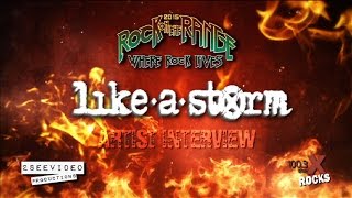 Like a Storm Rock on the Range interview with 100.3 The X Rocks 2015