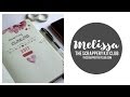 Bullet Journal - Nigella Kit #1 - Melissa (The Scrappery CT)