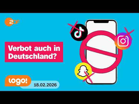 Social-Media-Verbot für Kinder auch in Deutschland? | logo!-Nachrichten vom 18.02.26