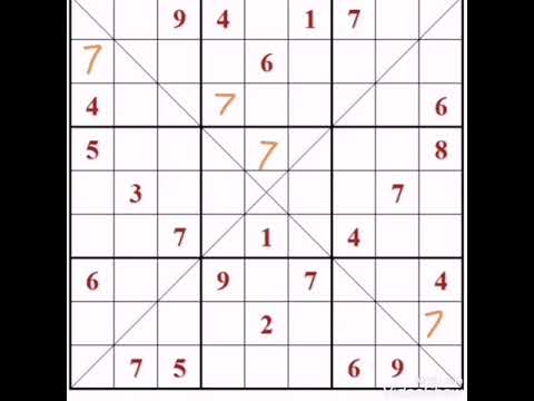 1/10/2021 anti diagonal sudoku