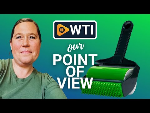 Sticky Roller Pet Hair Remover - WTI product video review