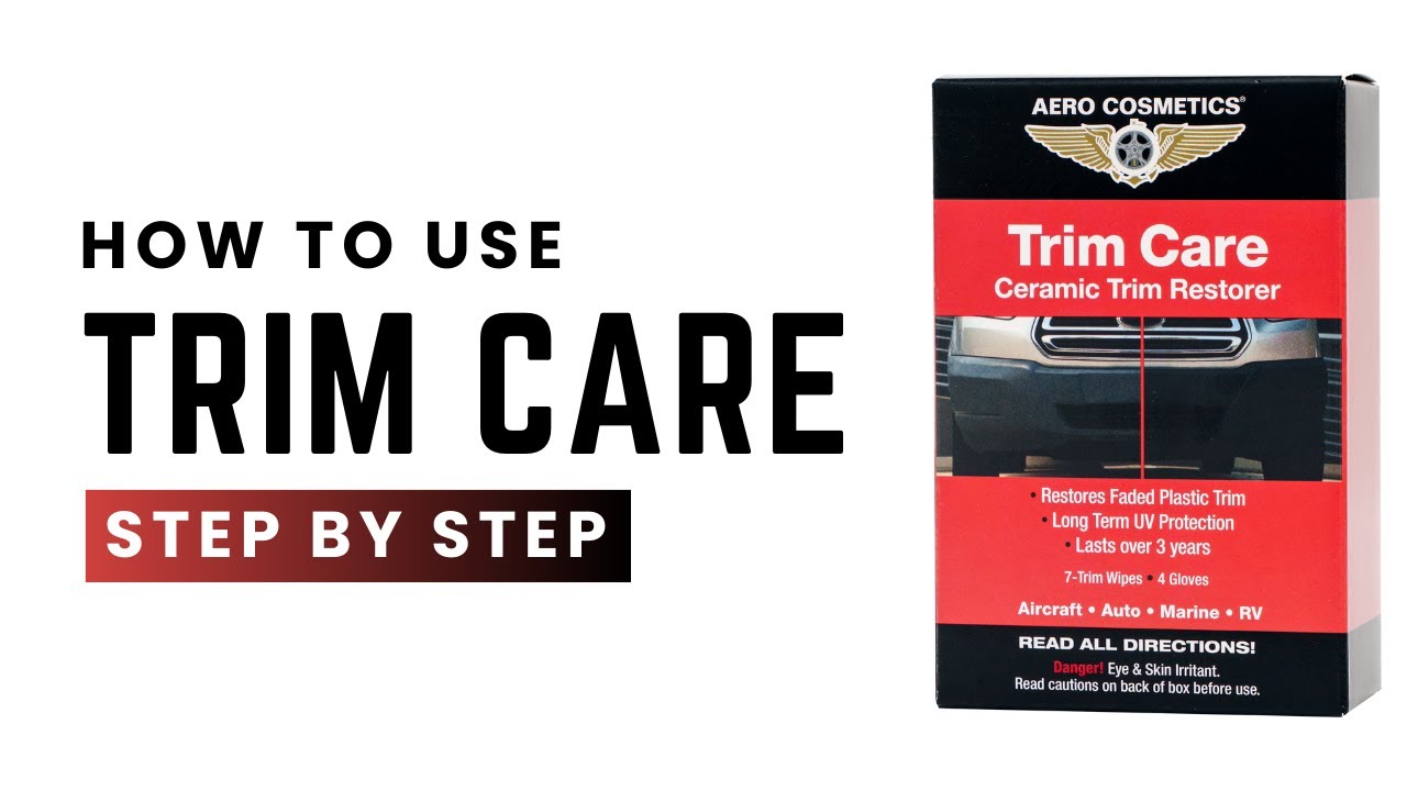 How to Restore Faded Plastic Trim