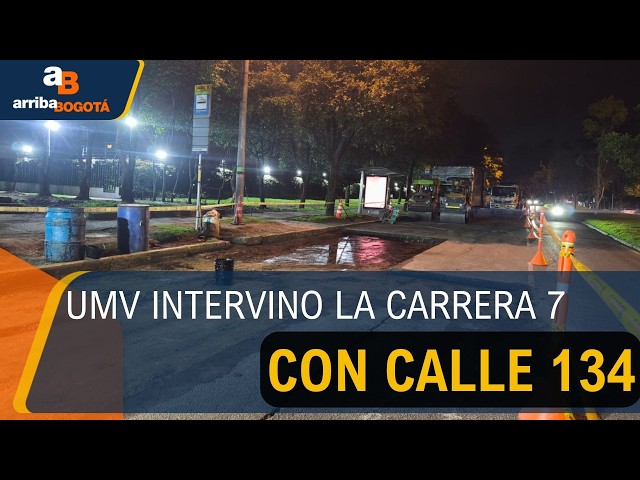 Avanzan reparaciones de la carrera Séptima para reducir accidentes y mejorar la movilidad