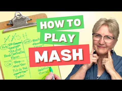 Printable Mash Game