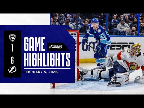 Panthers vs. Lightning | Lightning Radio Highlights | February 5, 2026