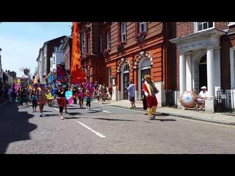 Lewes Peskies Parade 2017 (Patina) - the front of procession