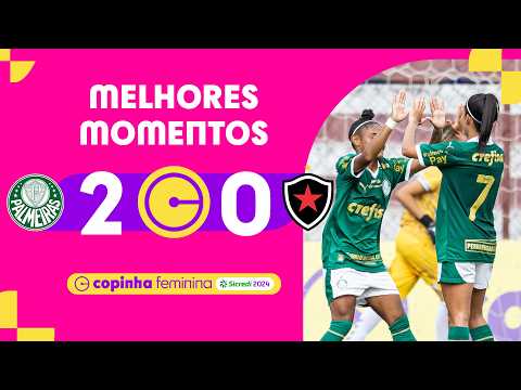 Gols e lances de Palmeiras x Botafogo-PB