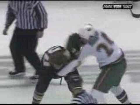 Derek Boogaard vs Brad May