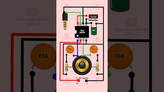 Mini Audio Amplifier Circuit with TDA2822N #amazingproject