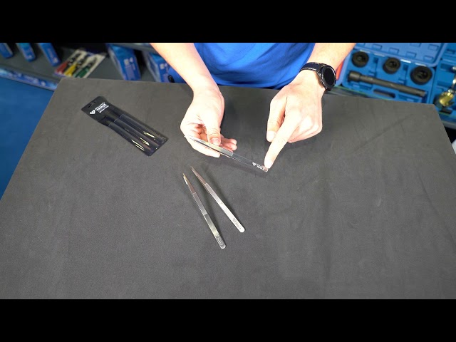 Video teaser for BRLLIANT TOOLS BT067905 Pinzetten-Satz, 3-tlg [Powered by KS Tools]