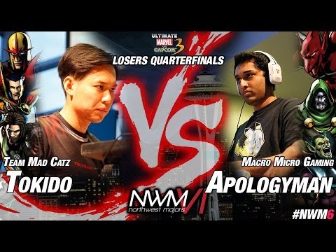 NWM6 UMvC3 Top16 LQF - MCZ|Tokido (NOV-STR-SPE) vs MMG|Apologyman (FIR-DRD-SKR)