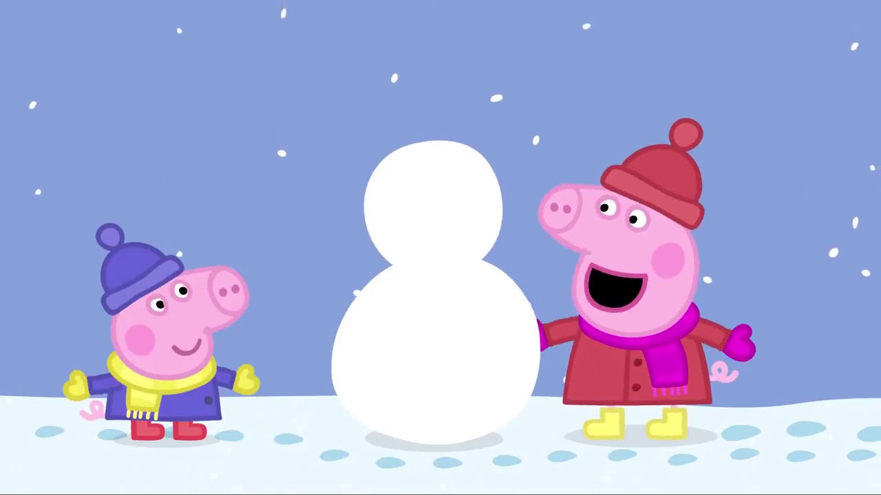 Peppa Pig S01 E26 : Zăpadă (limba franceza)
