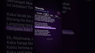 Download lagu Eh maimuna eh lucunya🙌🎧 #lirik #tabolabale #liriklagu #liriklagutimur #fypviral mp3