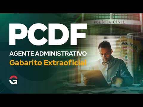 Concurso PCDF Agente Administrativo: Gabarito Extraoficial