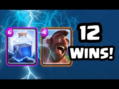 12 WIN GRAND CHALLENGE HOG + LIGHTING TOP 100 in the world IN CLASH ROYALE!