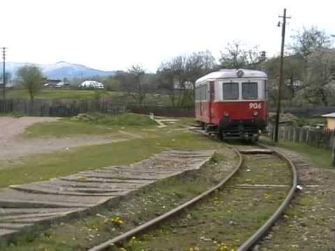 Automotorul Malaxa 906 in Halta Vatra Moldovitei