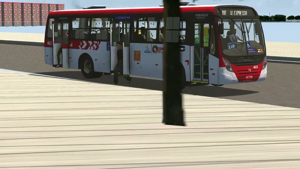 LINHA 110 NO MAPA ADAPTADO PARA SER A CIDADE DE MACEIÓ