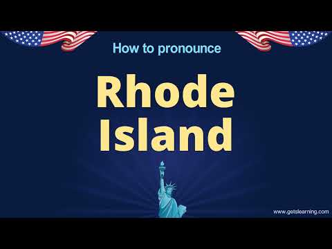 How to pronounce (Rhode Island) in English correctly