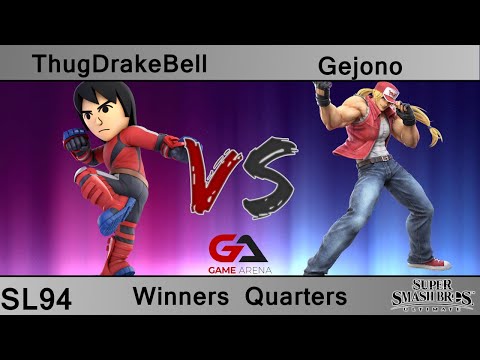 SmashLAN'd 94 - Winners Quarters: ThugDrakeBell (Mii brawler) vs Gejono (Terry)