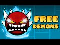 The EASIEST Extreme Demons In Geometry Dash