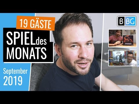 Spiel des Monats Sep. 2019 / Die Brettspiel Highlights von vielen tollen Gästen