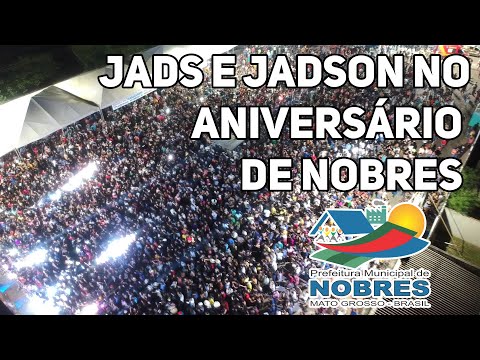 Jads e Jadson foi atração principal no aniversário de 58 anos de Nobres