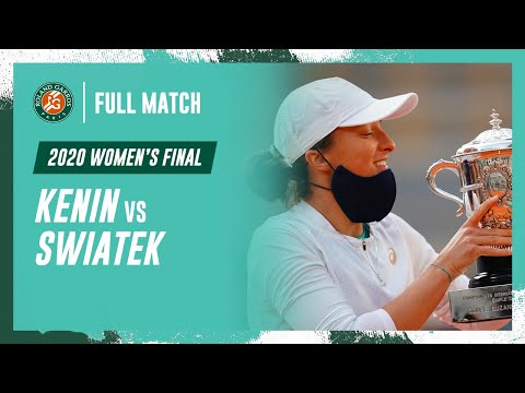 Swiatek vs Kenin 2020 Women's final Full Match | Roland-Garros