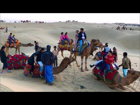 Jaisalmer Roadtrip Part 3 - Sam Sand Dunes | Camel Ride | Folk Music RJ 22 Rider