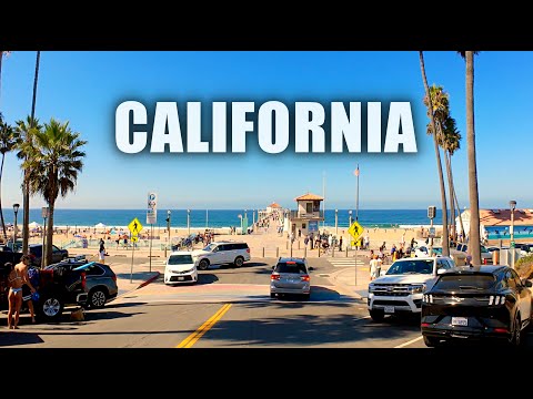 Scenic California Coastal Drive | Redondo Beach to Marina del Rey 4K