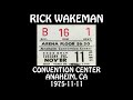 Rick Wakeman - 1975-11-11 - Anaheim, CA @ Convention Center [Audio]