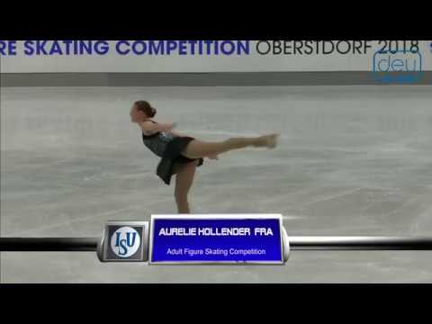 Aurelie Hollender. Oberstdorf 2018. Silver Ladies I FS. 10 place