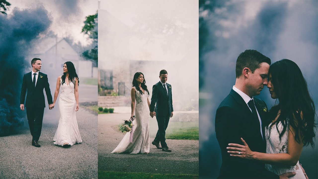 Using Wedding Smoke Bombs in Wedding Photography