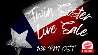TWIN SISTER LIVE SALE WITH @christinefrazier6441