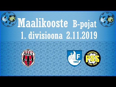 Maalikooste AC Haki - ÅIF/PSS (B-pojat 1.Divisioona 2.11.2019)