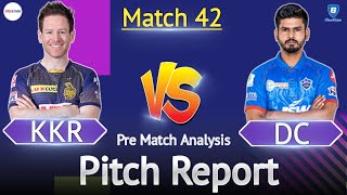 Abu Dhabi Cricket Stadium Pitch Report | KKR vs DC Pre Match Analysis