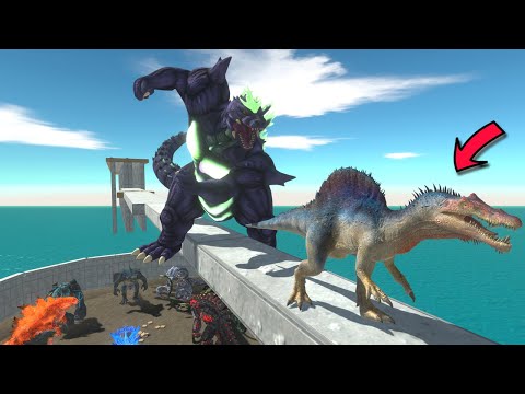 Bridge Collapse Challenge | Run Away from New Super Godzilla - Animal Revolt Battle Simulator