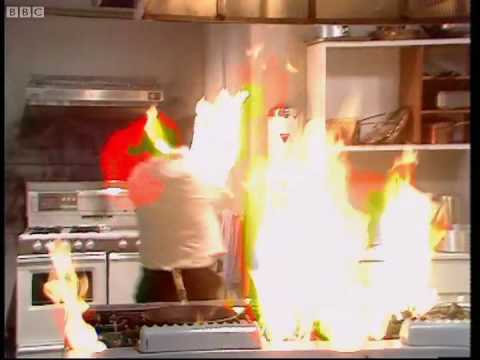 Fire in the Kitchen | Fawlty Towers | BBC Comedy Greats