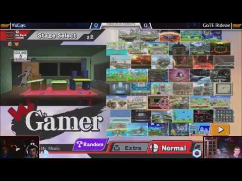 Smash 4 TNT 5-26-16 | Round 4 | YuCas (Fox) VS GoTe Rideae (Zip Zap Rat)