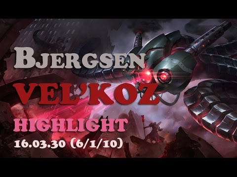 TSM Bjergsen Vel'koz One Game Highlights (6/1/10)