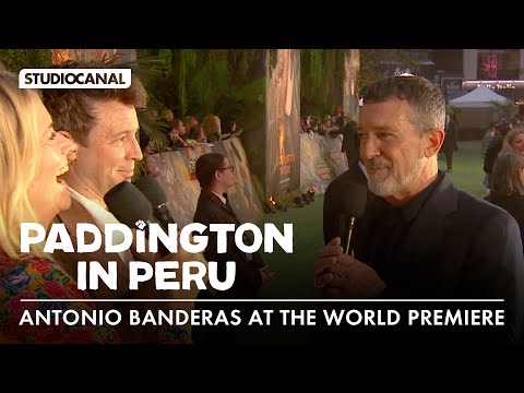 Antonio Banderas Interview at the World Premiere