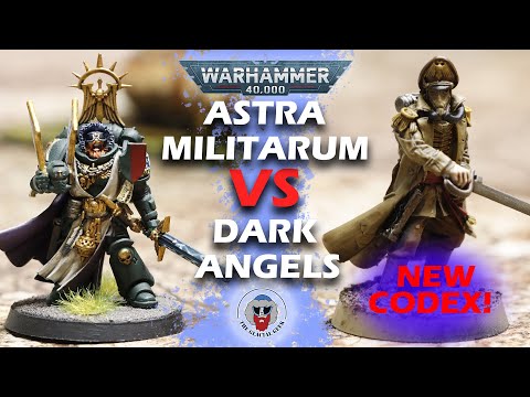 *NEW* IMPERIAL GUARD VS Dark Angels - Warhammer 40K Batrep - 2,000pts