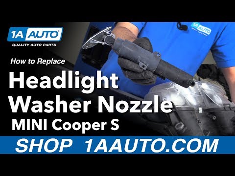 How to Replace Headlight Washer Nozzle  07-13 Mini Cooper