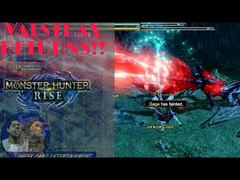 CRIMSON GLOWING CHEEKDOWN!! VALSTRAX RETURNS! (First hunt/reaction and slay)