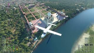 Sightseeing: Taj Mahal, Agra, India, Cessna 208 B Grand Caravan, Microsoft Flight Sim., Xbox, 4K UHD