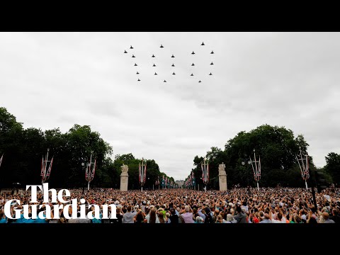 RAF celebrates 100 years with 100-aircraft flypast
