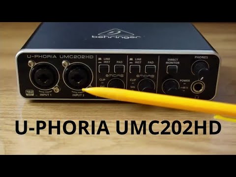 Audio Interface Behringer U-PHORIA UMC202HD