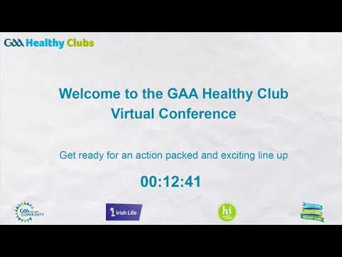 GAA Healthy Club Conference October 30th 2021